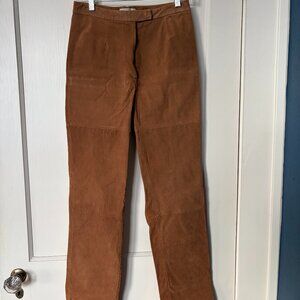 Vintage St. John's Bay Suede and Leather Pants Size 4